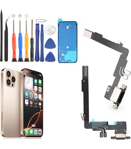 Amazon | Risidamoy iPhone 15 Pro Max ポートフレックスケーブル交換