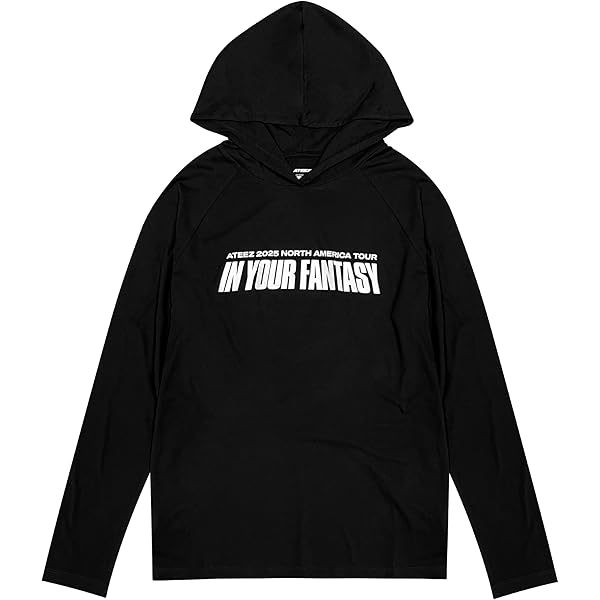 ATEEZ Official Tour Merch Football Uniform, Black - Mingi, Small