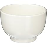 森修焼(しんしゅうやき) 汁わん 白 直径105×高さ70mm 【日本製陶器・電子レンジOK・遠赤外線・マイナスイオン】