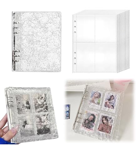 Amazon.co.jp: シール帳 透明クリアバインダー 女の子用 A5サイズ(21
