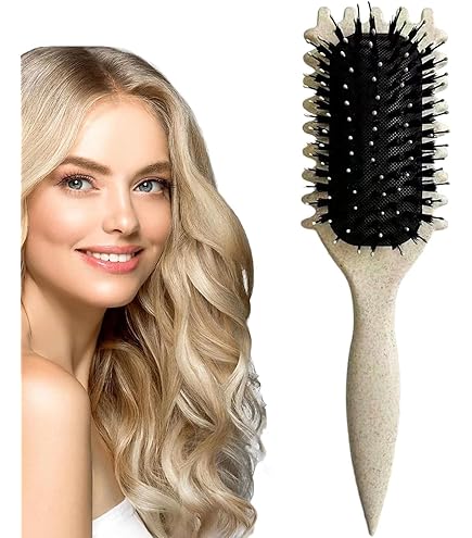 Amazon | Syntelusa カーリーヘアブラシ カールコーム 2個セット