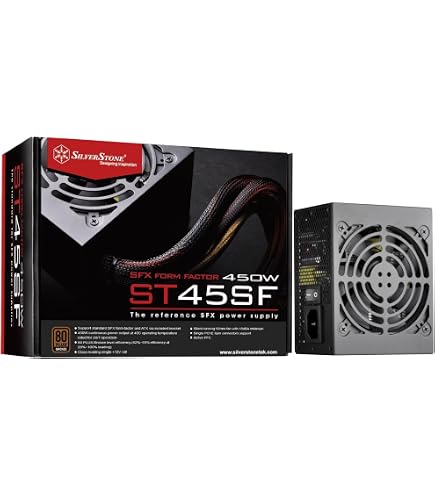 Amazon | SilverStone SFXシリーズ 80PLUS Gold認証 電源 450W SST 