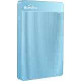 UnionSine 超薄型外付けHDD ポータブルハードディスク 500GB 2.5インチ USB3.0に対応 PC/Mac/PS4/XBox適用 (青）HD2510