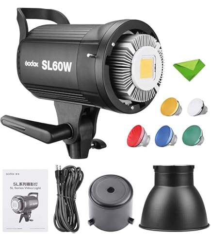 Amazon | GODOX ビデオライトSL200II Video Light 200W 色温度5600±200