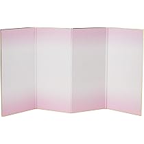 Amazon | 京の象 色紙 四つ折両面屏風色紙 桃 1056P | 色紙 | 文房具