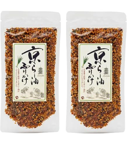 Amazon.co.jp: 京らー油ふりかけ 80g 3個セット : 食品・飲料・お酒