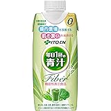 伊藤園 毎日1杯の青汁 Fiber(ファイバー) 330ml×12本 キャップ付き 紙パック [機能性表示食品]