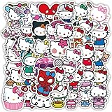 マイメロディ ステッカー ハローキティ ステッカー 50枚セットHello Kitty 防水シール バンズ シール ステッカー スーツケース ギター 車 バイク 自転車 ヘルメット スケートボード