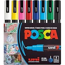【まとめ買い10個セット品】 三菱鉛筆 ユニ　ポスカ PC5M8C 1セット ポスカ 中字 10色セット PC5MT10C 水性マーカー 三菱鉛筆 uni