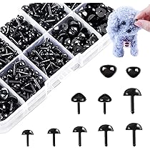 Amazon.co.jp: 手芸キット 1000個入り さし目 ぬいぐるみ目 動物鼻