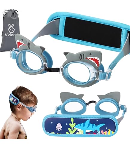 thumbnail image 2 of Aqua2ude Unicorn Swim Goggle Mask For Kids 3+ - Anti Fog No Leak Rainbow Theme 2 of 13