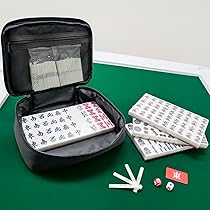 麻雀牌　点棒付き　麻雀セット　実践麻雀牌　4人打ち　持ち運び　便利【消毒済】 麻雀牌 点棒付き 麻雀セット 実践麻雀牌 4人打ち 持ち運び 便利