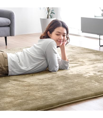 Amazon | フリーリー ラグ 低反発ラグ 極厚25mm 200×300cm 抗菌・防