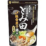 ミツカン 中華蕎麦とみ田監修 濃厚豚骨魚介 鍋つゆ (名店監修) 鍋の素 750g×4袋