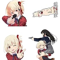 Amazon.co.jp: PANHUI リコリス リコイル 車 ステッカー