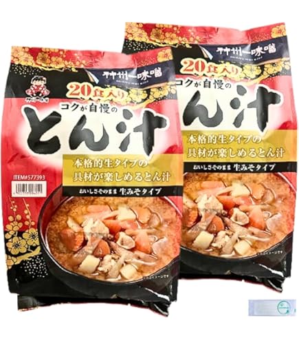 コストコ 豚汁 神州一味噌 20食入り 6袋  合計120食 コストコ 豚汁 神州一味噌 20食入り 6袋 合計120食
