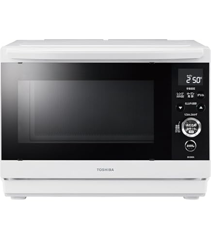 Amazon.co.jp: 東芝 簡易スチームオーブンレンジ 26L グランホワイト