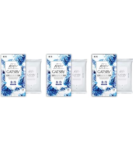 Amazon | ギャツビー GATSBY ボディペーパー 10枚×3個 携帯用 氷冷