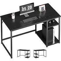 Amazon | Maihail パソコンデスク ラック付き 120 デスク desk