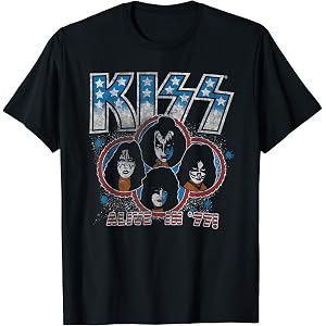 キッス KISS - Alive in 77 Tシャツ