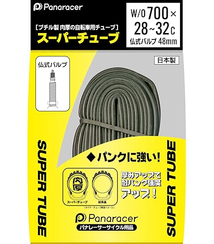 Amazon | ブリヂストン(BRIDGESTONE) DISTANZA肉厚チューブ 700×25