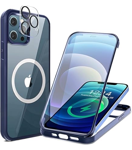 Amazon | HAUTRKBG iPhone 12 Mini ケース 用 クリア 両面強化ガラス