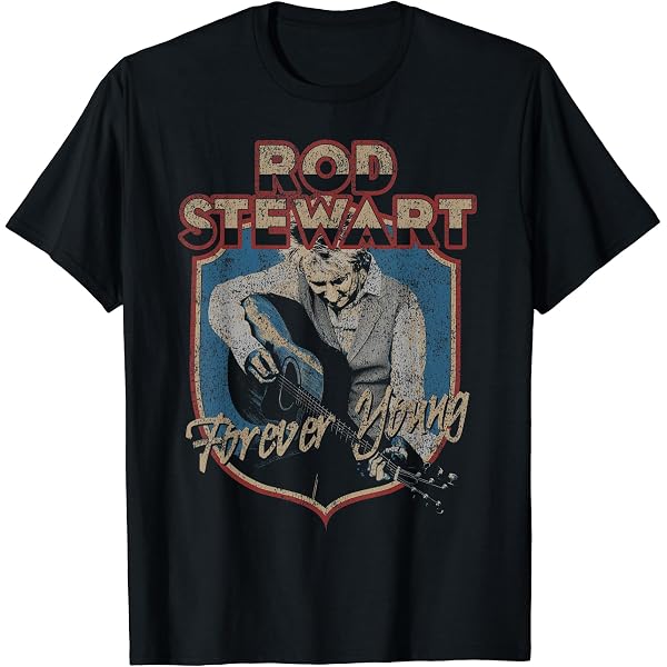 Amazon | Rod Stewart 公式 Rock The Holidays Tシャツ Tシャツ | T