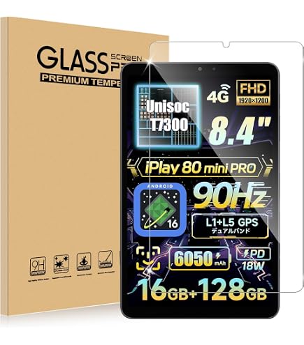 ALLDOCUBE iplay80 mini pro ガラスフィルム・ケース付き Amazon.co.jp: 【2枚セット】For ALLDOCUBE iPlay 80 mini Pro/BNCF