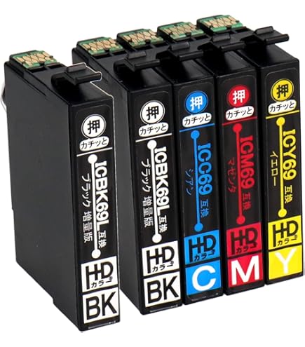 Amazon.co.jp: PX-046A インク エプソン プリンター IC69 4色セット