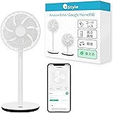 【 +Style 】+Style 扇風機(2023) バッテリー搭載 最大30時間 コードレス DCモーター スマホ スマートスピーカー 音声操作 静音 節電 7枚羽 軽量 3.3kg 高さ調節 リビング 小型扇風機 サーキュレーター プラススタイル
