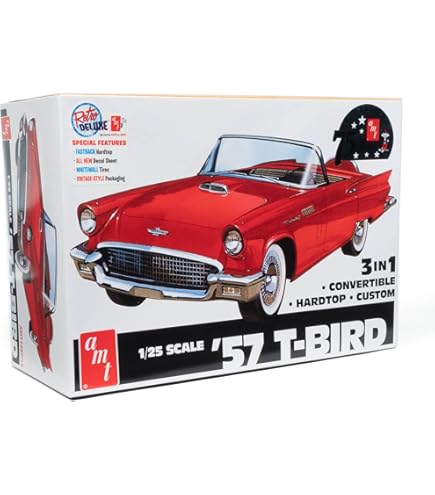 238＊■1956年式フォードサンダーバード　アメリカングラフィティ　1：25 アメ車 MONOGRAM 1956 フォード サンダーバード 238＊□1956年式