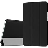 dtab Compact d-01J ケース MediaPad M3 8.4 ケース LeTrade スタンド 機能付き 三つ折 高級PUレザー 超薄型最軽量 傷つけ防止 保護ケース カバー NTT docomo dtab Compact d-01J