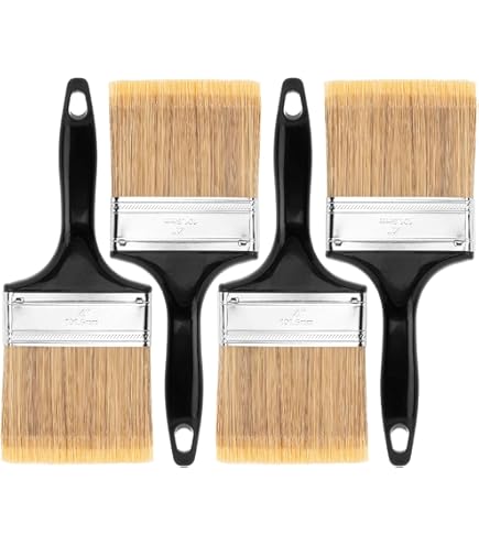 Fabricoat 2.5 Inch Angled Cutting-in Paint Brush – Firm Synthetic Bristles, Sustainable Wood Handle, Perfect For Fabric Paint & Water-Based Paints