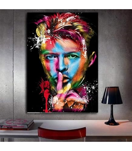 Amazon｜David-Bowie デヴィッドボウイ ポスター キャンバス