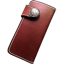 二つ折り財布　レザー　本革　ハンドメイド　手縫い　男女兼用 ヌメ革 二つ折り革財布 メンズ 手縫い ショートウォレット 栃木