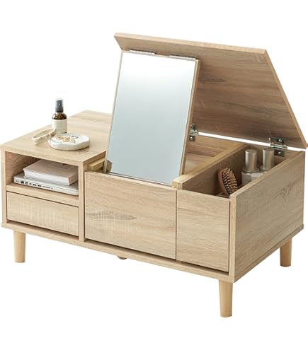 Amazon｜萩原 ドレッサー テーブルドレッサー ロータイプドレッサー