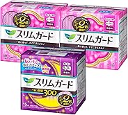 【まとめ買い 昼夜セット】ロリエ スリムガード  長時間しっかり昼用 羽つき 25cm  19コ入×2コセット+しっかり夜用 羽つき 30cm 15コ入(53コ)
