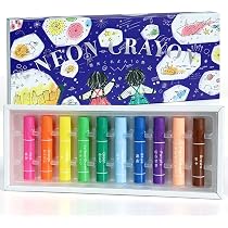 Amazon.co.jp: コクヨ(KOKUYO) 蛍光くれよん 10色 KE-AC30