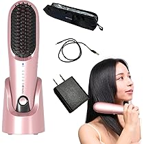 Agetuya アゲツヤ　 コードレス　ブラシアイロンプラス　充電スタンド付き 充電スタンド付き】 Agetuya コードレスブラシアイロンプラス