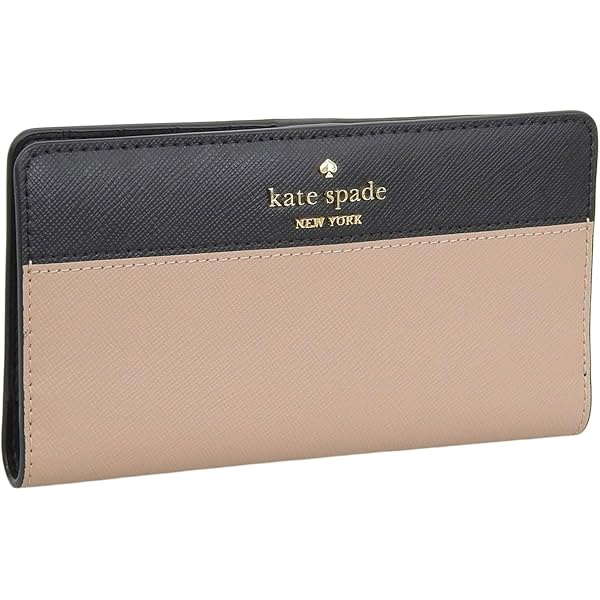 ケイトスペード 財布 レディース 長財布 アウトレット レザー ベージュ×ブラック マディソン madison lg slim bifold KI367-200 KATE SPADE Amazon | [ケイトスペード] 財布 レディース 長財布 アウトレット