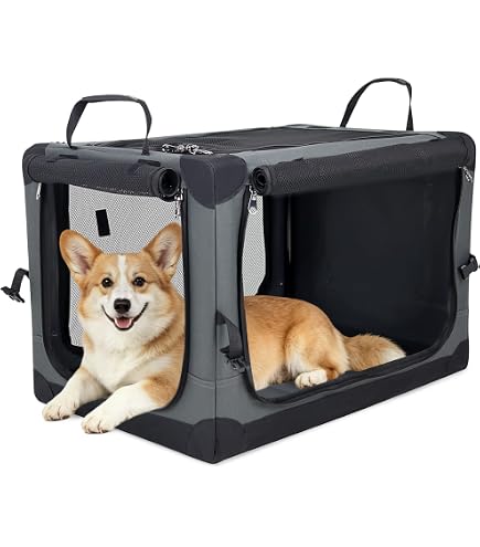 Amazon.co.jp: Petsfit 犬用ソフトクレート 折りたたみ ソフトケージ