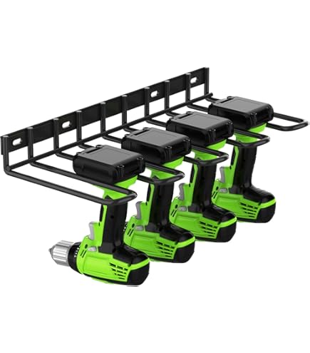 Amazon: Power Tool Organizer, Drill Holder Wall Mount,3 Layers Heavy