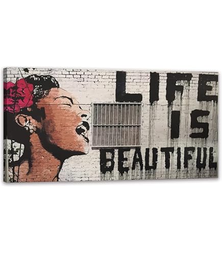 Amazon.co.jp: マイケル・ルー Fuzzy on GG Bridge ポップアート 絵画