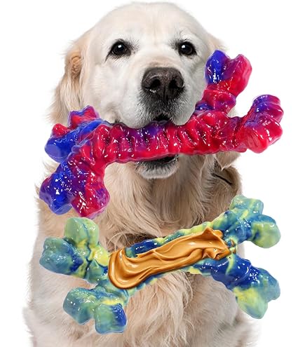 Quizvi Tough Nylon Dog Chew Bone - Bacon Flavor Toy For Aggressive Chewers, Large Dogs, Teeth Cleaning