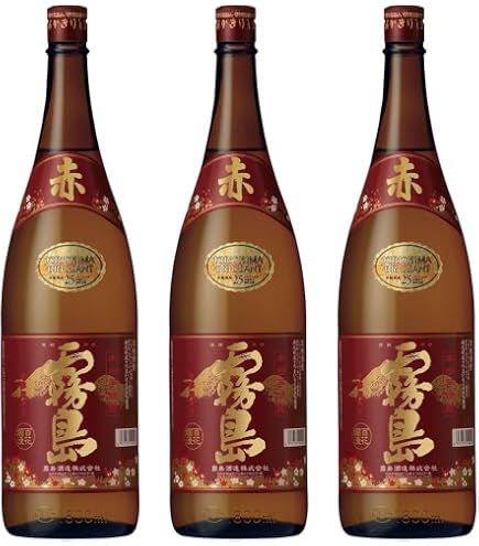 Amazon.co.jp: 赤霧島 1800ml 25度 6本セット : 食品・飲料・お酒