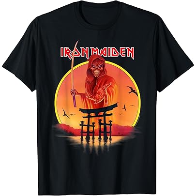 Amazon | Iron Maiden Japan Event Tシャツ | Tシャツ・カットソー 通販