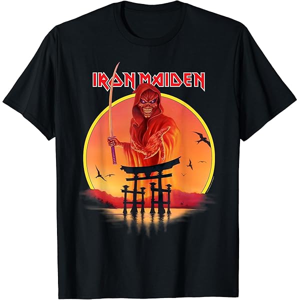 Amazon | Iron Maiden - Japan Event Tシャツ | Tシャツ・カットソー 通販