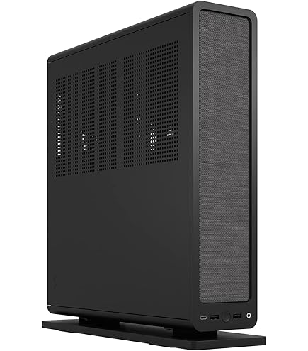 Amazon | SSUPDコンパクトPCケース MESHROOM D BK フロント電源ボタン