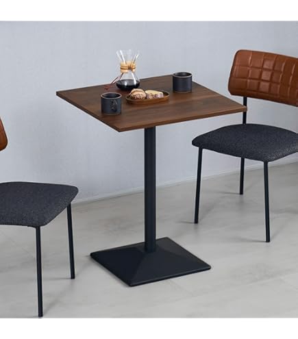 Amazon.co.jp: Vデザイン カフェ ラウンドテーブル 600 ブラウン