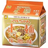 マルちゃん正麺 味噌味 5食